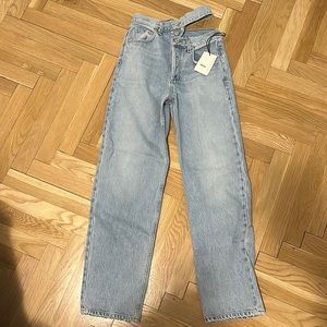 NWT broken waistband agolde jeans